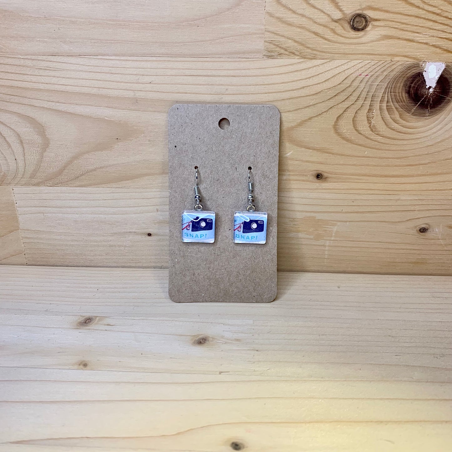 Travel Earrings - Camera