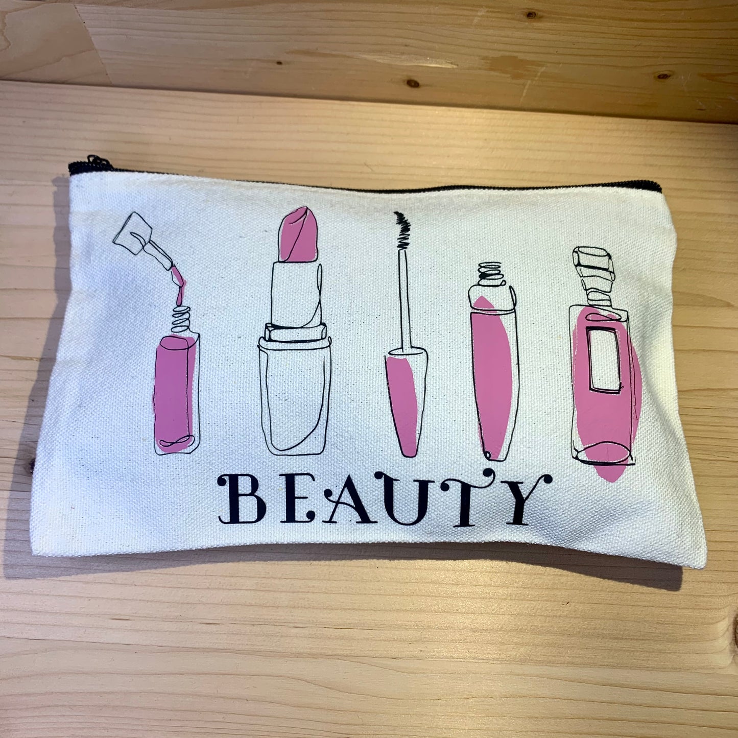 Canvas Makeup Bag - Beauty