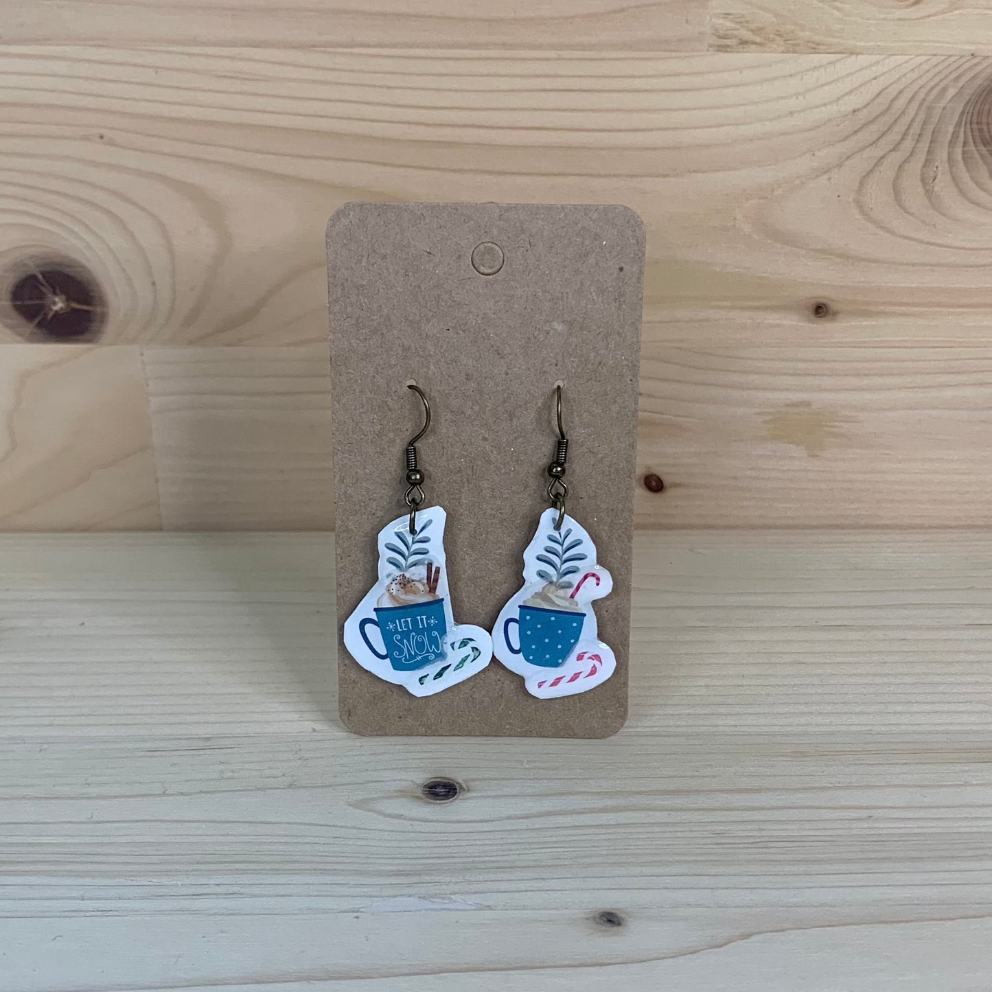 Let It Snow, Let’s Have Cocoa Earrings