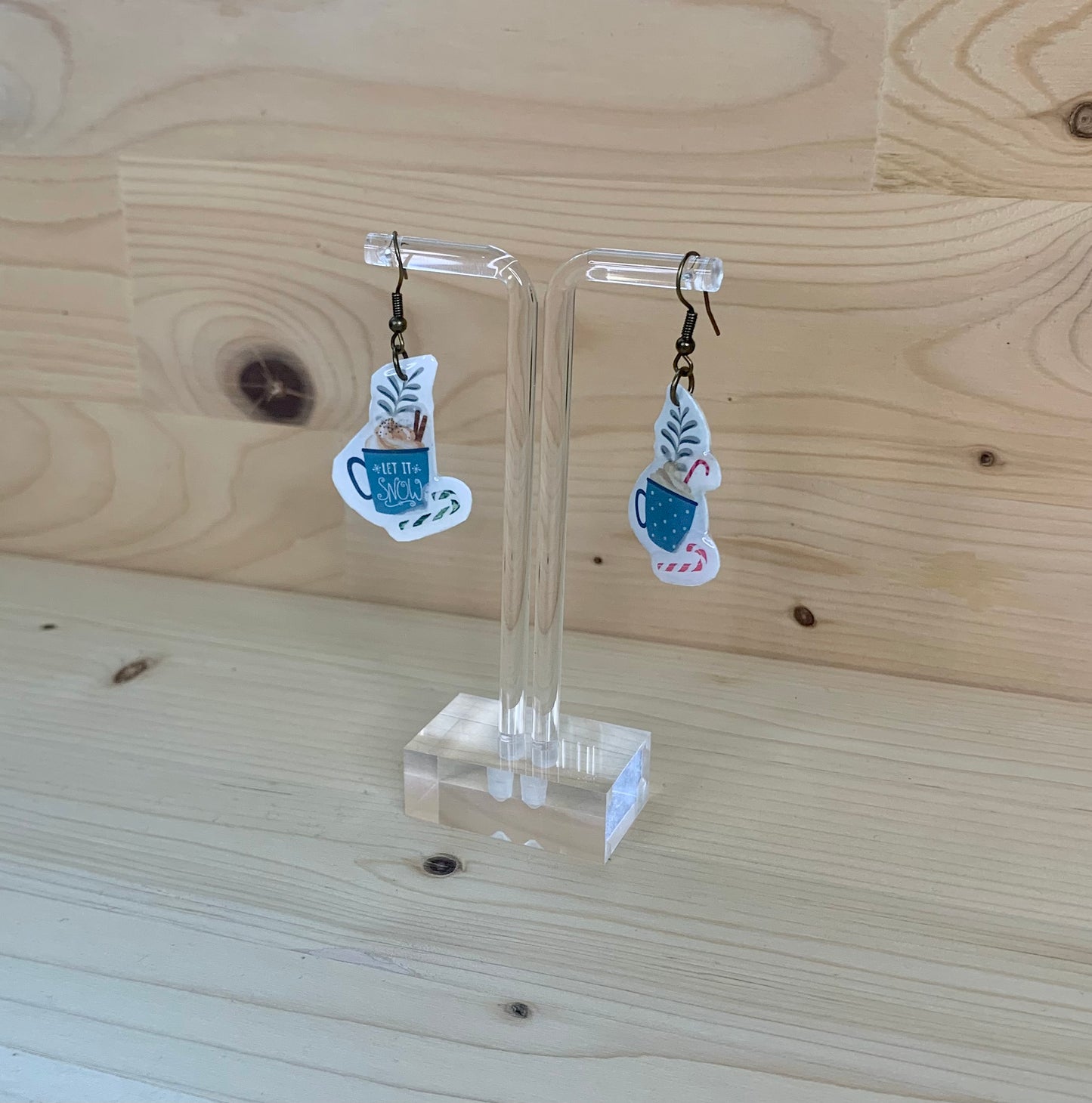 Let It Snow, Let’s Have Cocoa Earrings